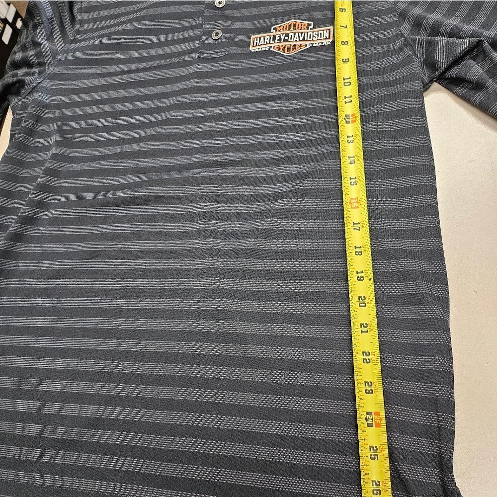 Harley Davidson Short Sleeve Kona HI Collared Polo Shirt Large - Picture 8 of 10